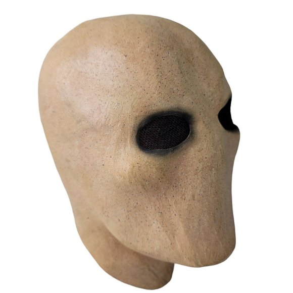adult slender man rubber mask terrifying halloween beautifully painted mask. - Picture 8 of 11